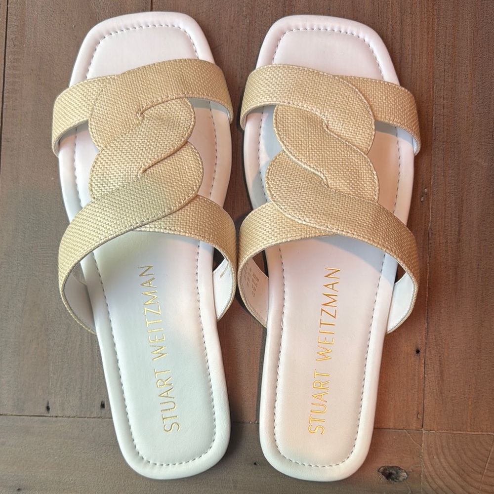 New Stuart Weitzman Women's Ibiza Slide size 10